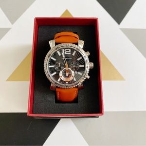 Morphic M89 Series Chronograph Men’s Watch Camel Strap NIB